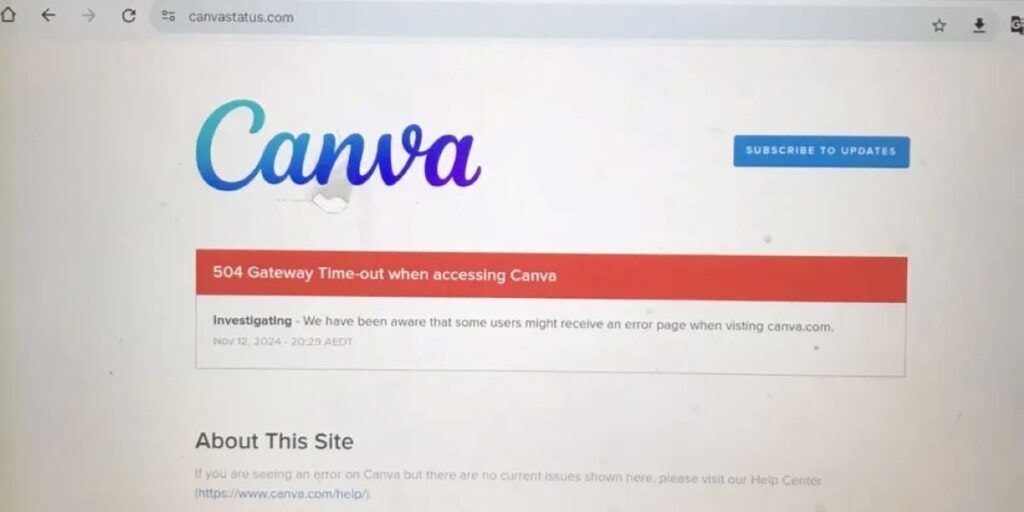 Canva Down