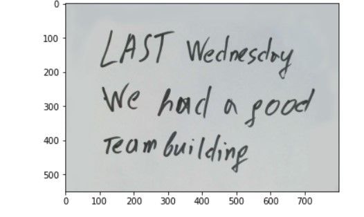 Text Recognition Using Google Tesseract