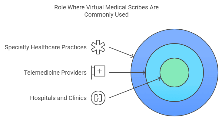 Industries and Roles Where Virtual Medical Scribes Are Commonly Used