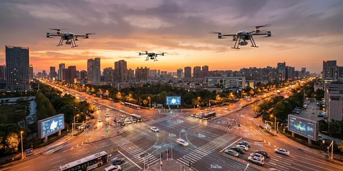 Smart Drones for Traffic Monitoring: Accurate Vehicle Counting for Smart Cities