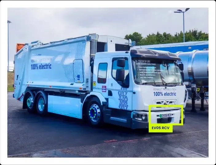 Customized ALPR for Sanitation & Waste Fleets