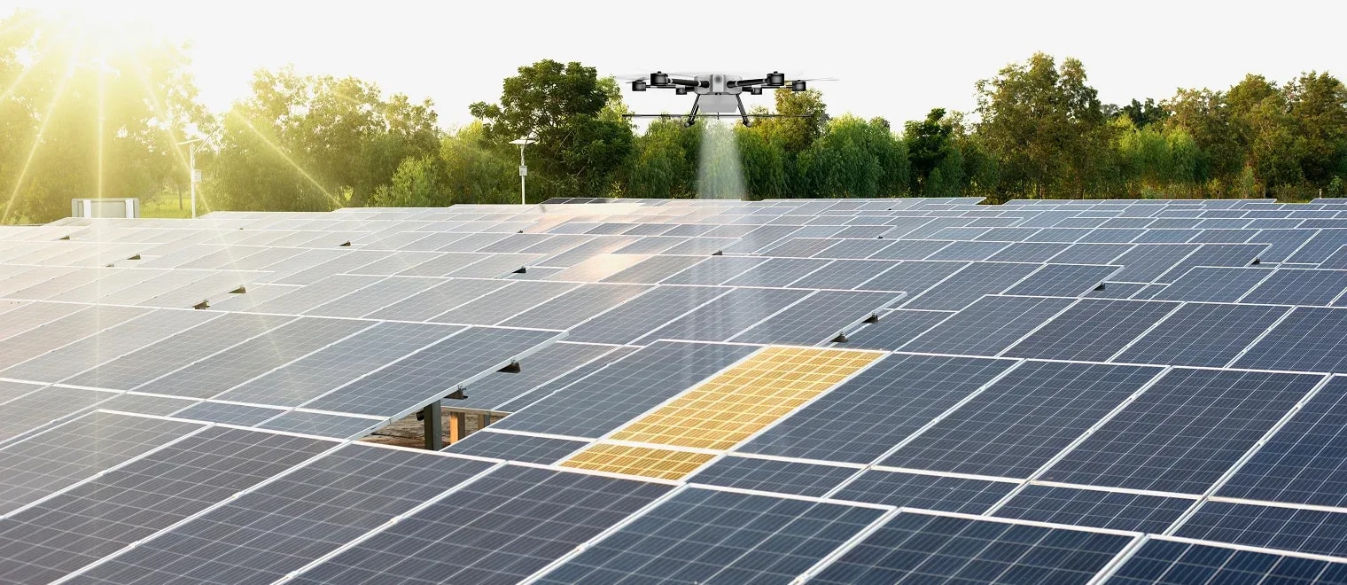 Drone Solar Panel Inspection Solution.