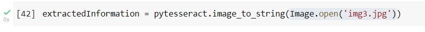 Text Recognition Using Google Tesseract