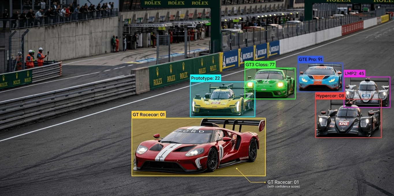 race car detection solution
