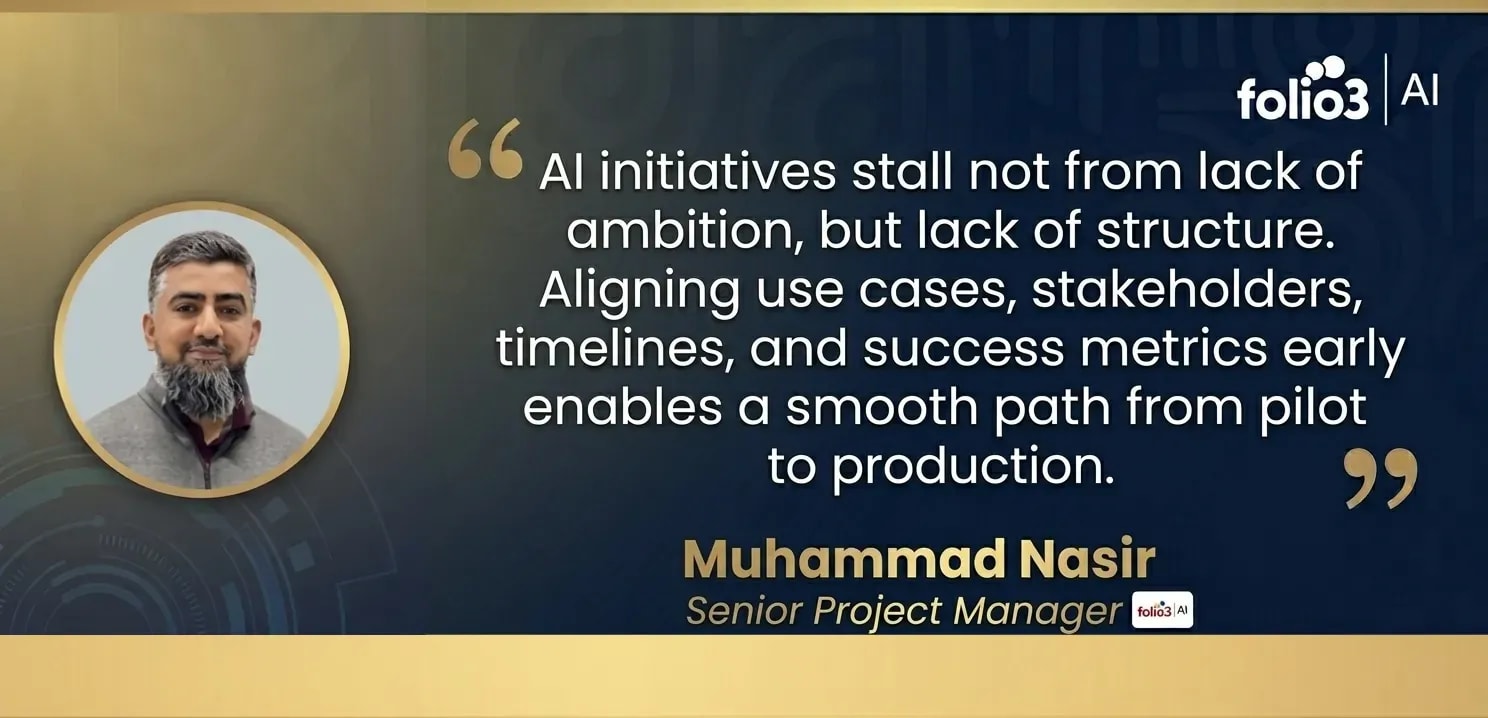 Muhammad Nasir, Senior Project Manager