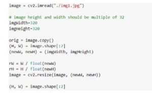 Text Detection by Using OpenCV and EAST