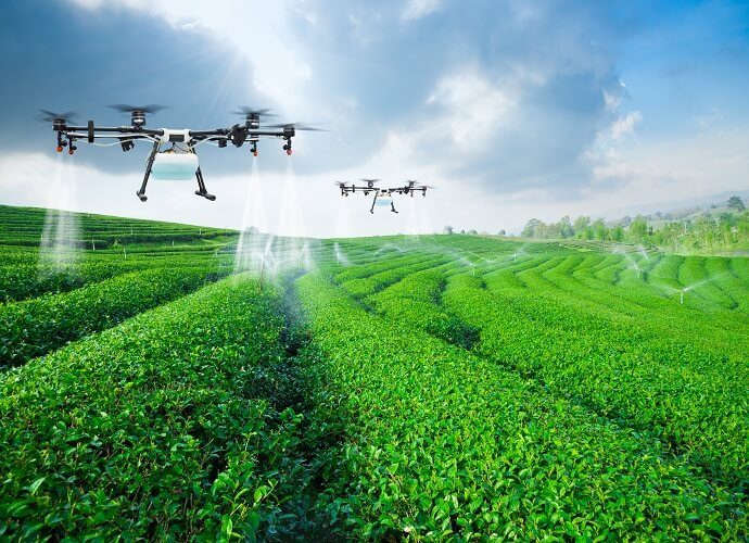 drones in agriculture and farming