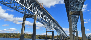 bridge and roads