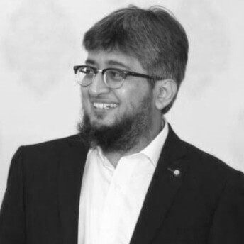 Abdullah in black